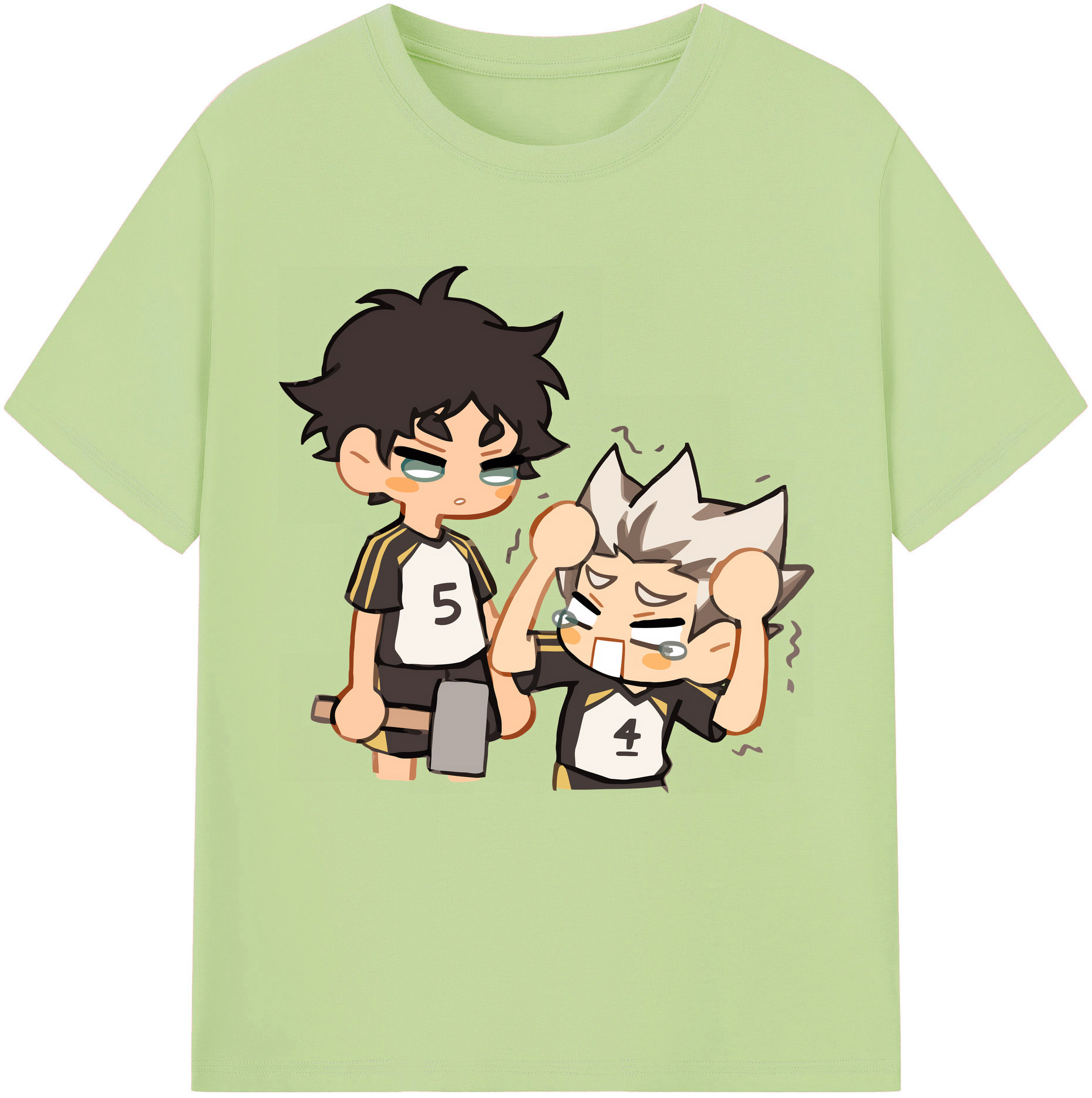 （画像用） ハイキュー!! Haikyu!! 綿100％半袖Tシャツ（フロントプリント）